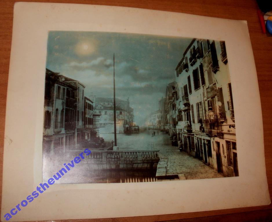 Венеция. Ул. Гарибальди. Большое фото 1860-70 гг.