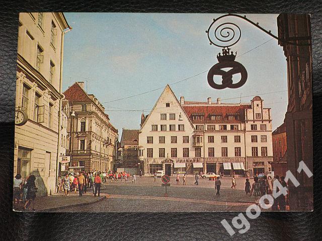 ТАЛЛИН. Ратушная площадь. символика 1979 г.