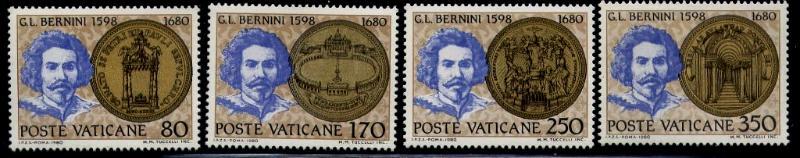 Ватикан 1980 Mi 771/74 ** Бернини