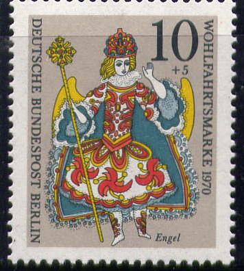 Берлин 1970 Mi 378 ** ангел рождество