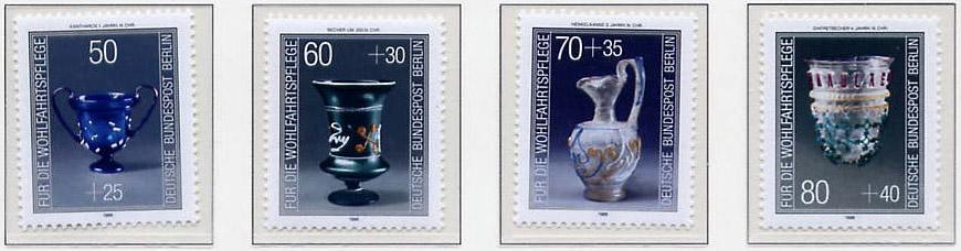 Берлин 1986 Mi 765/68 ** искусство стекло