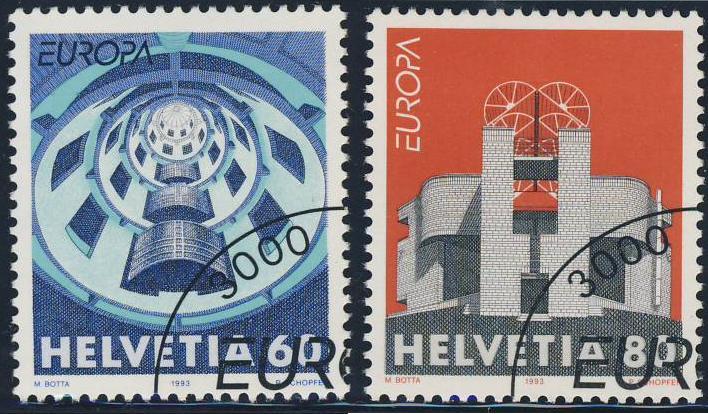 Швейцария 1993 Mi 1499/00 гаш  Европа
