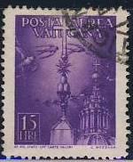 Ватикан 1947 Mi 143 авиа стандарт шпиль
