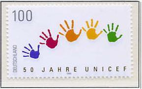 ФРГ 1996 Mi 1869 ** дети ЮНИСЕФ