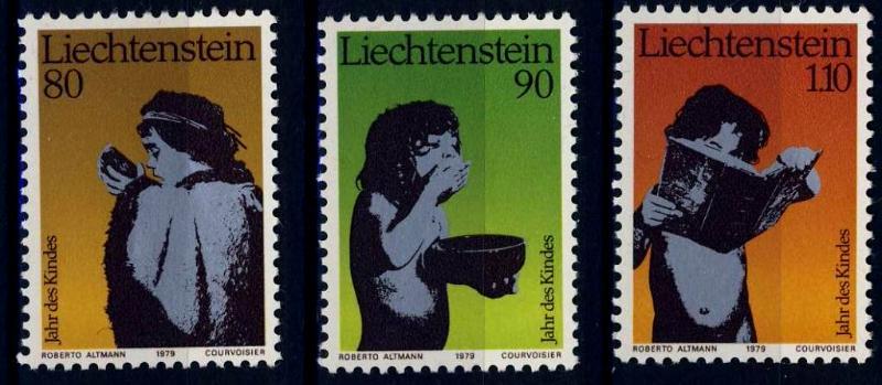 Лихтенштейн 1979  Mi 725/27 ** год ребенка