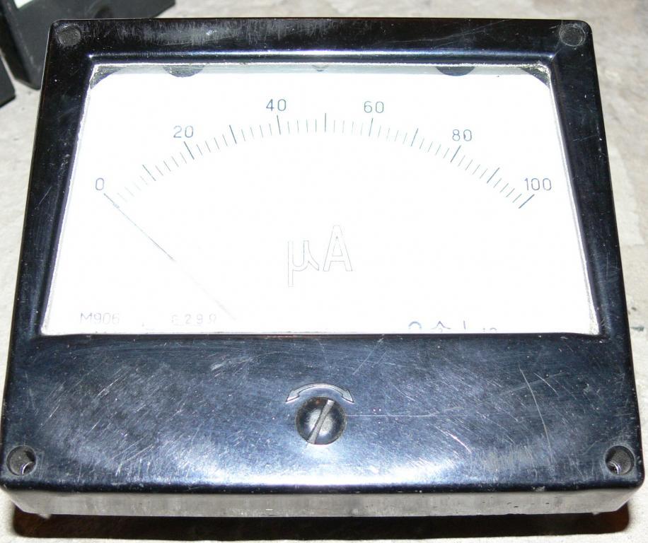 Прибор измерительный стрелочный М906 (0-100 мкА) — покупайте на Auction ...