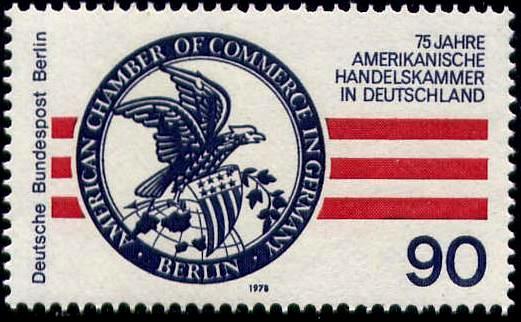 Берлин 1978 Mi 562 ** торговая палата США орел