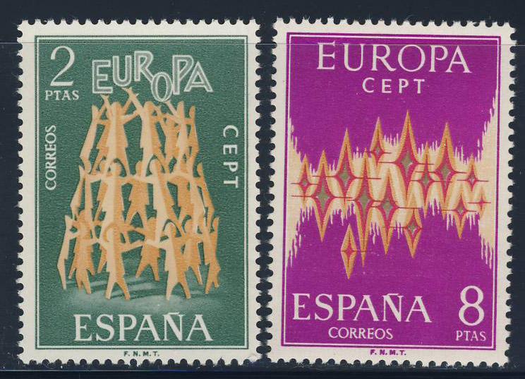 Испания 1972 Mi 1985/86 ** Европа