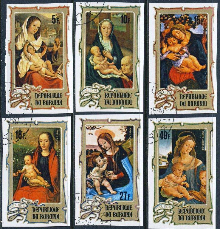 Бурунди 1974 Mi 1115/20В гаш мать и дитя религ