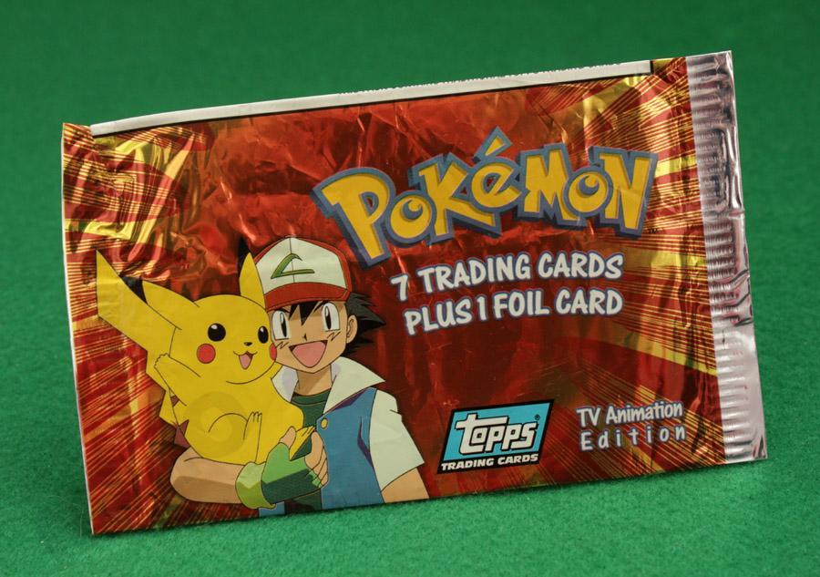 Обертка Pokemon TV Animation Edition –  бустер • карты Покемон • Пикачу Pikachu • Trading Card Game