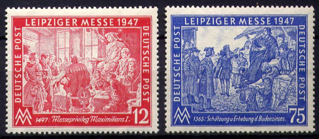 Германия 1947 Mi 965/966 ** ярмарка