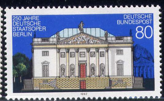ФРГ 1992 Mi 1625 ** опера театр