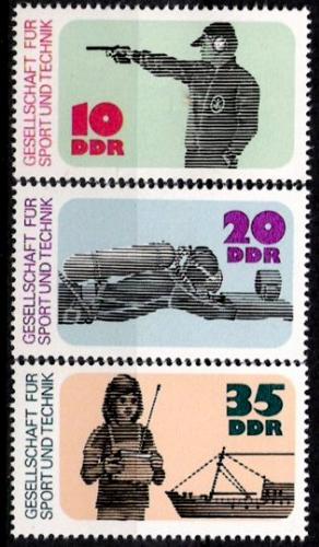 ГДР 1977 Mi 2220/22  ** стрельба подводн плавание