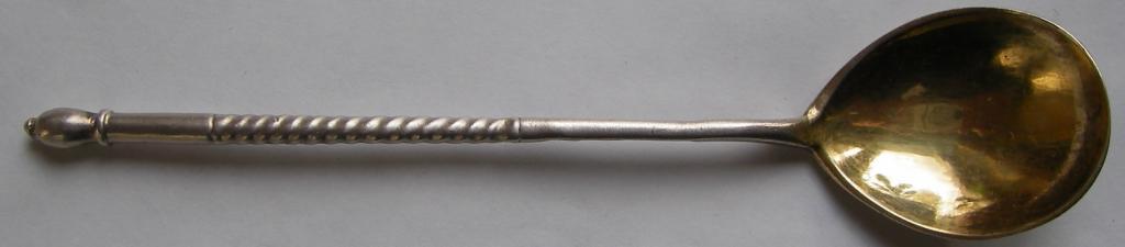 Ложка Серебро 84 Золочение Россия Р.Аристархов