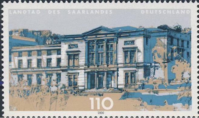 ФРГ 2000 Mi 2153 ** парламенты земель вып8