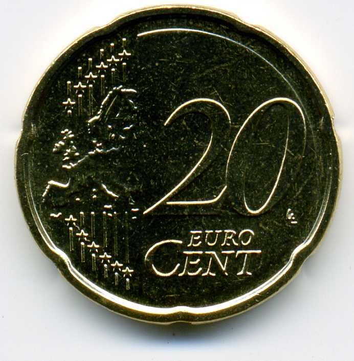 20 евроцентов - Латвия - 2014