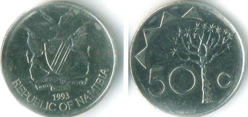 50 центов - Намибия - 1993