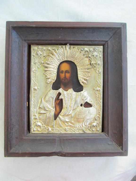 ШИКАРНАЯ РАМОЧКА КИОТ ПОД ИКОНУ 22.5Х19.5 СМ!19ВЕК