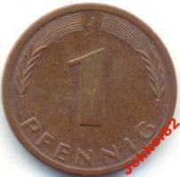 ФРГ 1 пфенниг 1994 J (P149)