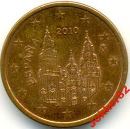 Испания 5 евро центов 2010 78.61.05