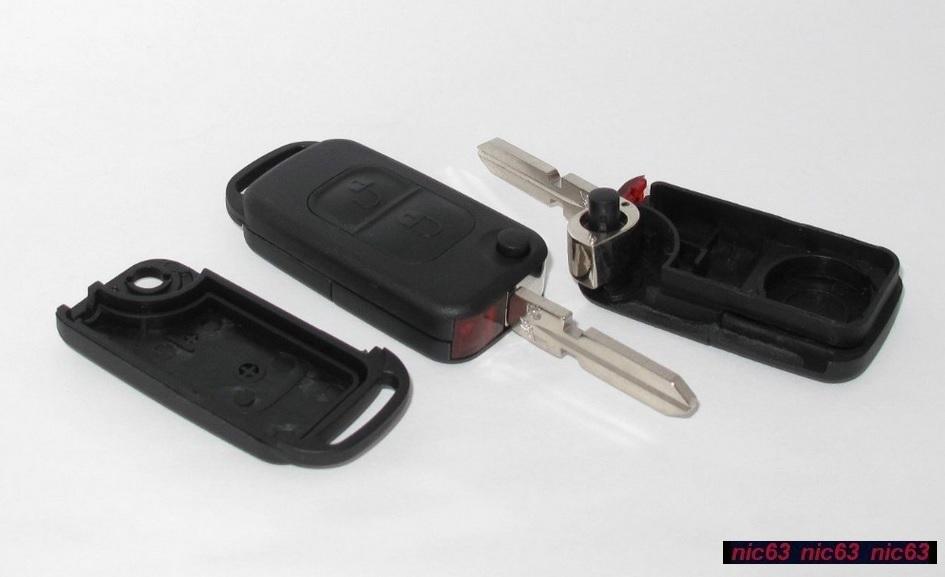 Корпус ключа MERCEDES BENZ  2 кнопки выкидной