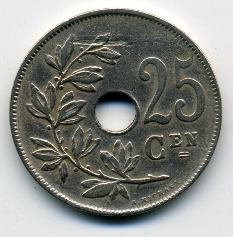 25 сантимов - Бельгия - 1921 - Belgie