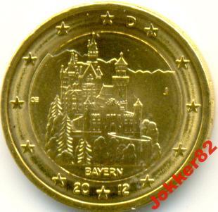 Германия 2 евро 2012 J 67.52.05