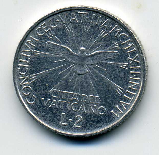 2 лиры - Ватикан - 1962 - Consilium