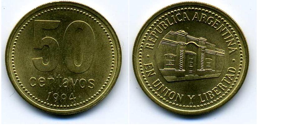 50 сентаво - Аргентина - 1994