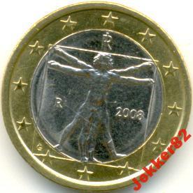 Италия 1 евро 2008 68.66.05