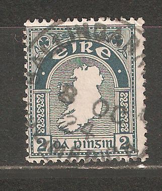 Л616.Ирландия.Стандартная марка.Карта страны.1924г