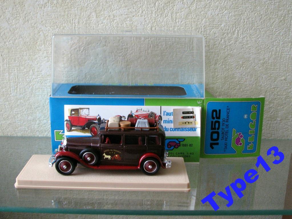 ELIGOR: TALBOT Pacific Taxi Hotel 1930 1/43 5725