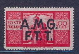 1947.ТРИЕСТ.ЗОНА А. НАДПЕЧАТКА. 150909Е14