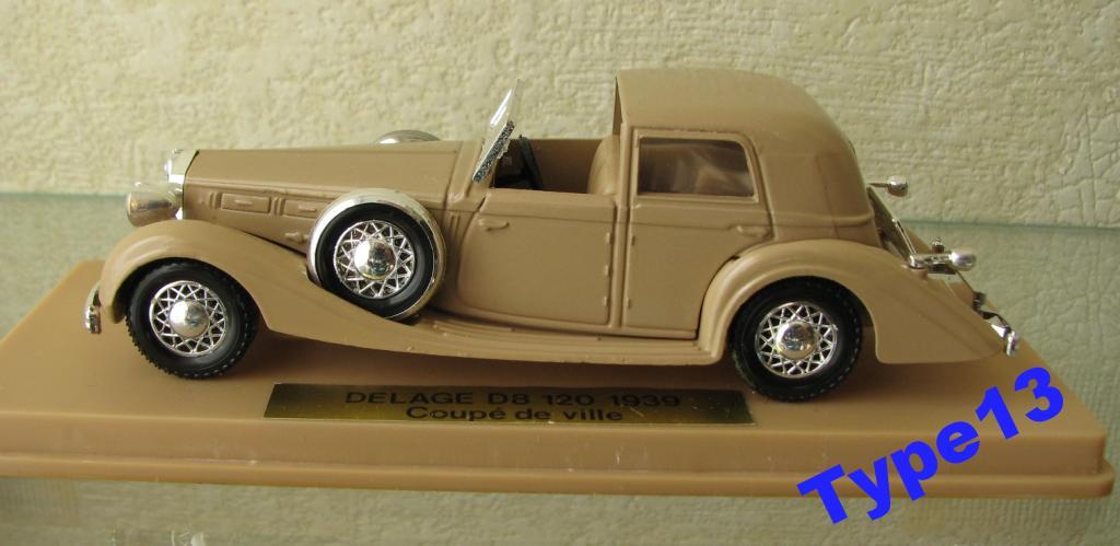SOLIDO: DELAGE D8-120 Coupe 1938  1943