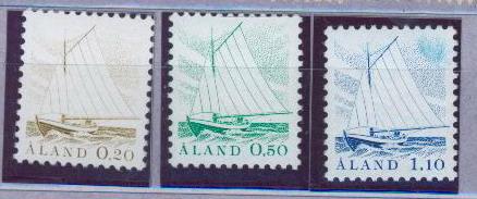 1984.АЛАНДСКИЕ О-ВА. ЛОДКА.  240110Е9
