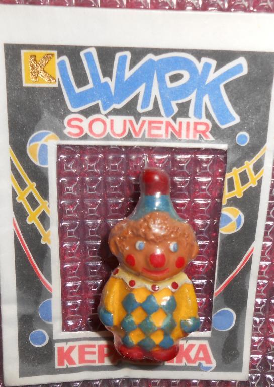 Е897.Сувенир.Советский цирк.Клоун.Москва.Керамика