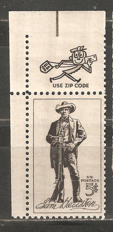 Л994.США.Сэм Хьюстон.1 и 3 президент респуб!.Техас