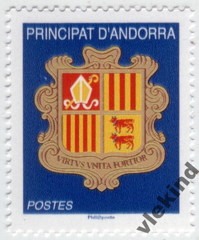 Андорра Французская 2010 Стандарт Герб 707 MNH