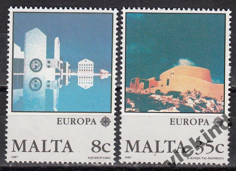 Мальта 1987 Архитектура Европа СЕПТ 766-767 MNH