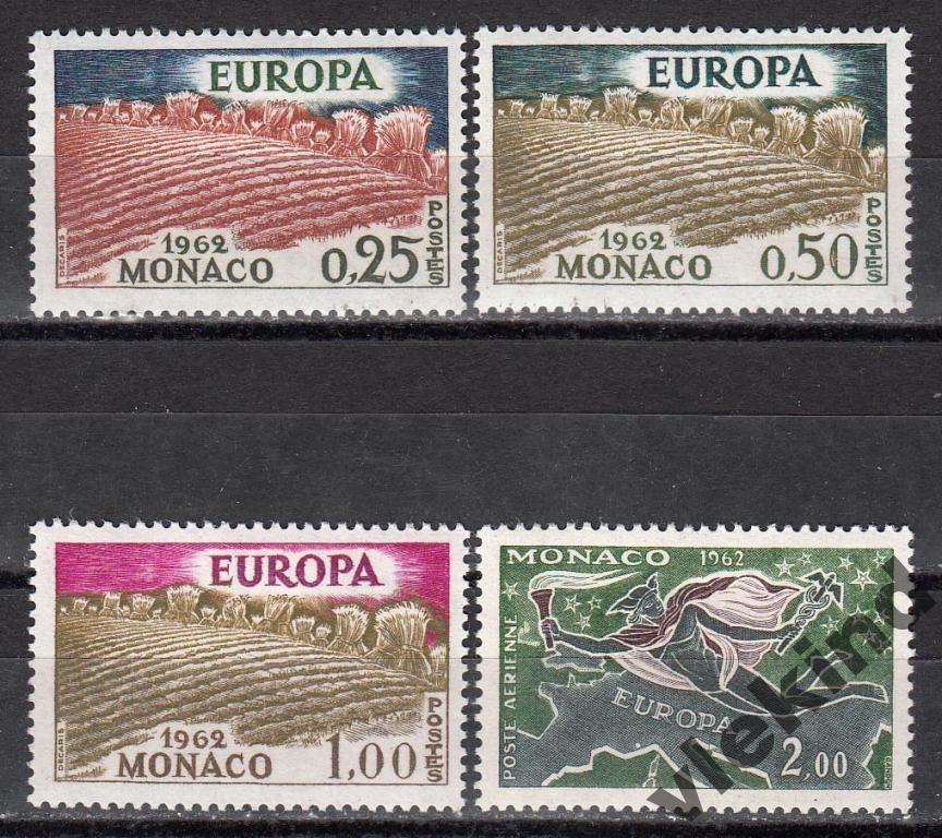 Монако 1962 Сельское хозяйство Европа СЕПТ 695-698 MNH