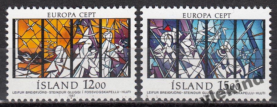 Исландия 1987 Архитектура Европа СЕПТ 665-666 MNH