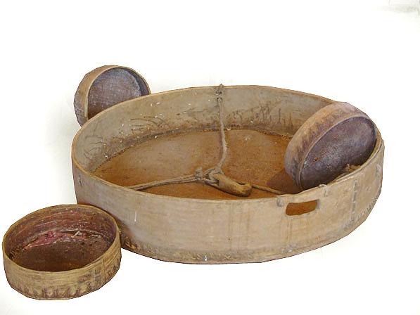 Картинка решето старинная