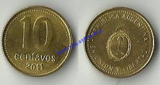 10 сентаво 2011 г. АРГЕНТИНА