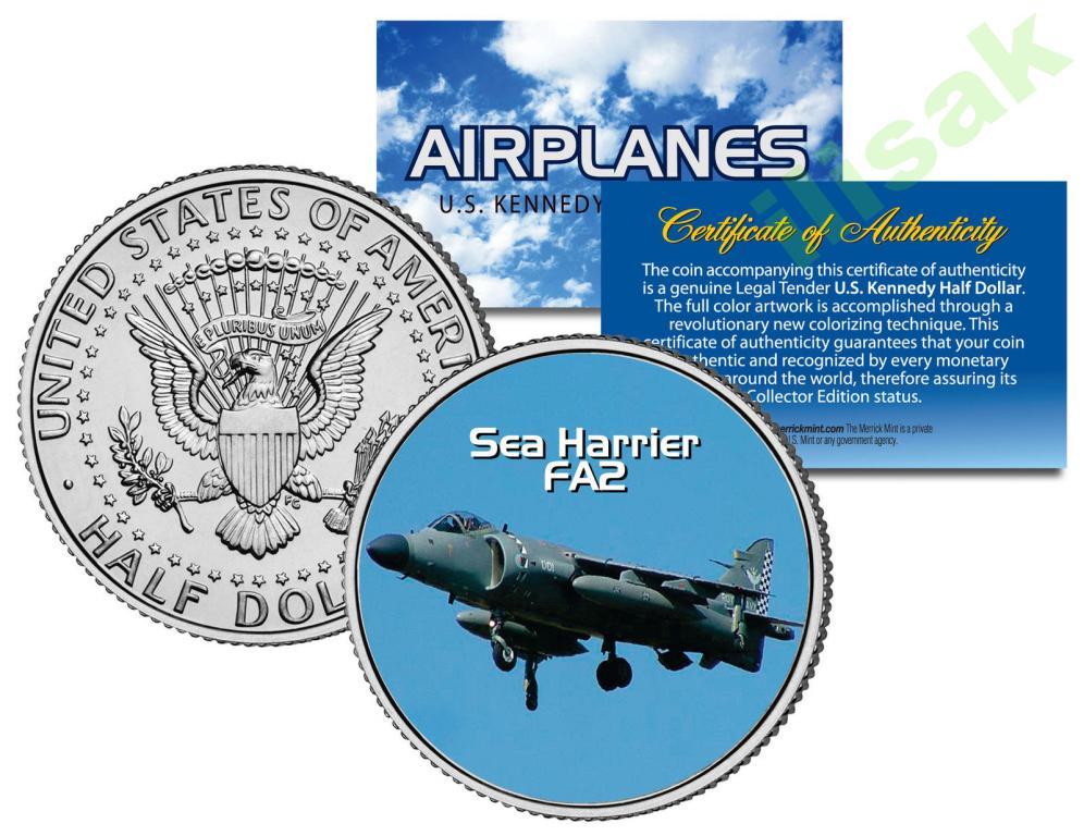 50 центов США,Самолет Sea Harrier FA2