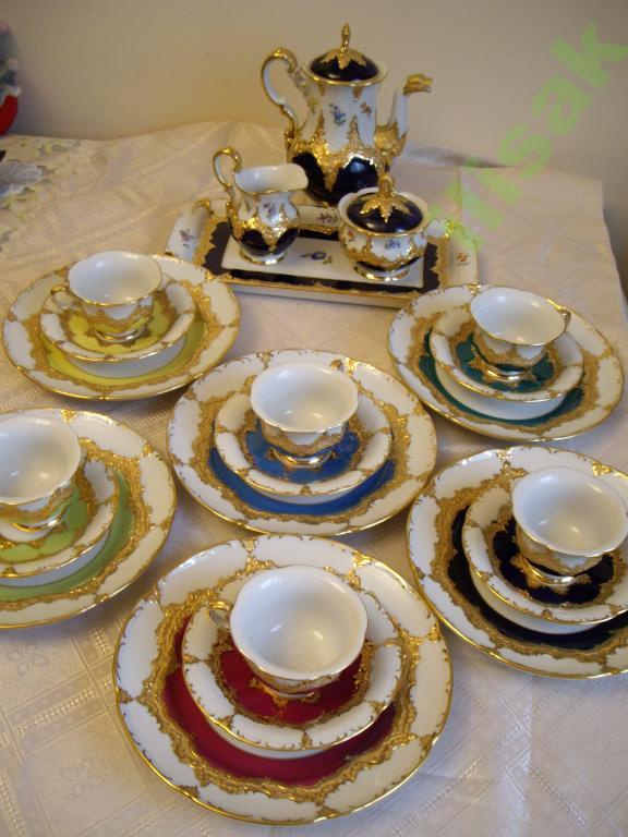 Кофейный сервиз на 6 персон Мейсен Германия