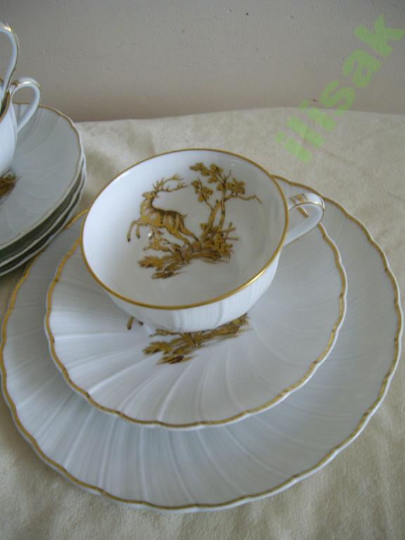 Чайная тройка,Лимож,40-е гг