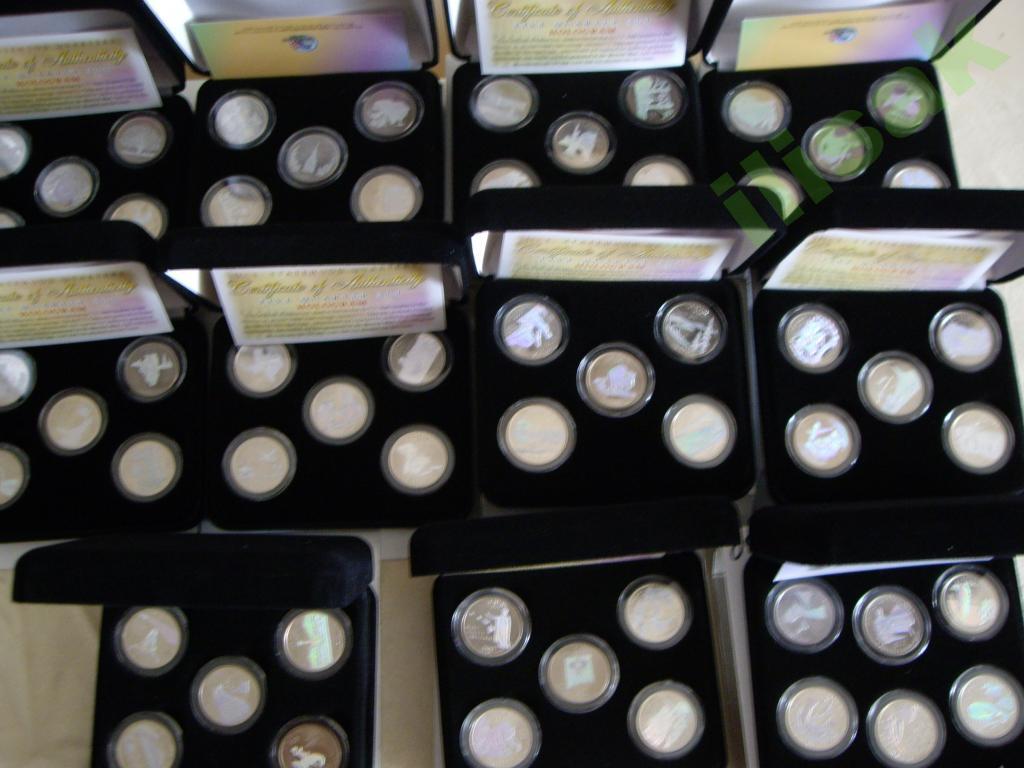 Квотеры США,голограмма,1999-2009г(56шт)