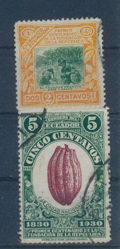 1930.Эквадор. ЭКСПОРТ КАКАО И ФРУКТОВ. 290911Е8