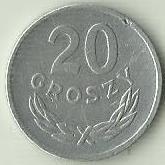 20 грошей 1972 Польская Народная Республика