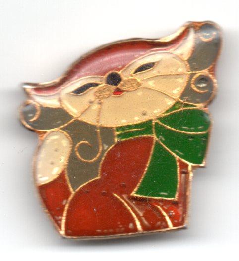 Кот, мультипликация, детский значок